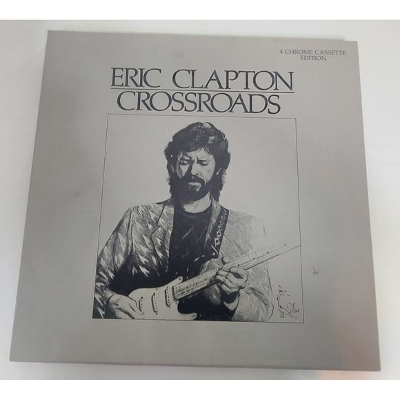 Eric Clapton Crossroads 4 Chrome Cassette Edition Box Set Album - Picture 1 of 4
